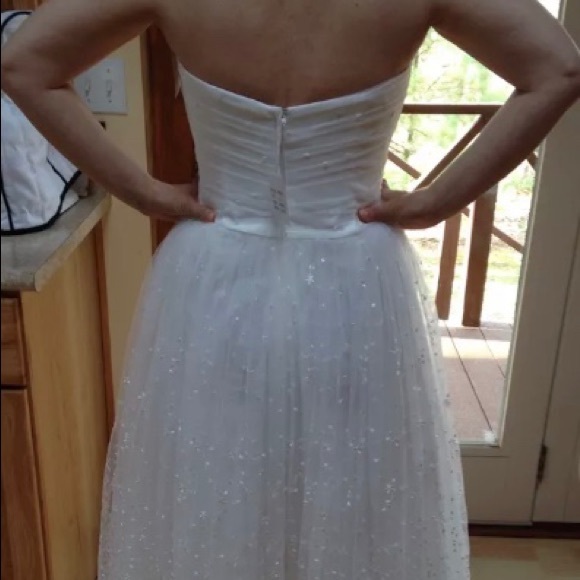 David’s Bridal Galina Strapless Wedding Dress - Picture 6 of 8